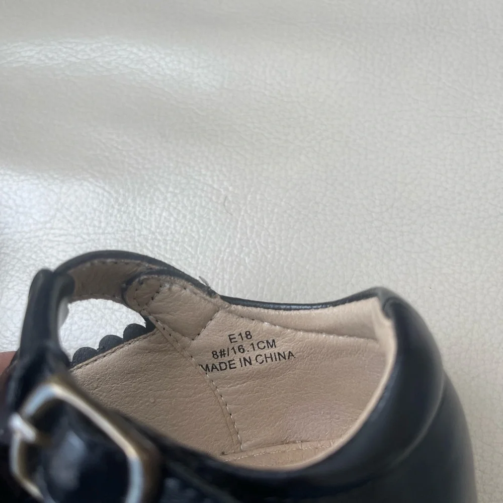 Classic Black Kids Shoes